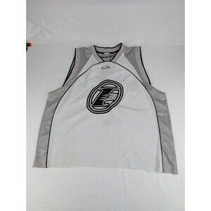 M L Allen Iverson Jersey White Grey Reebok I3 Logo AI The Answer Cropped